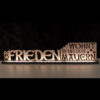 Schriftzug Der Frieden wohnt in diesen Mauern
